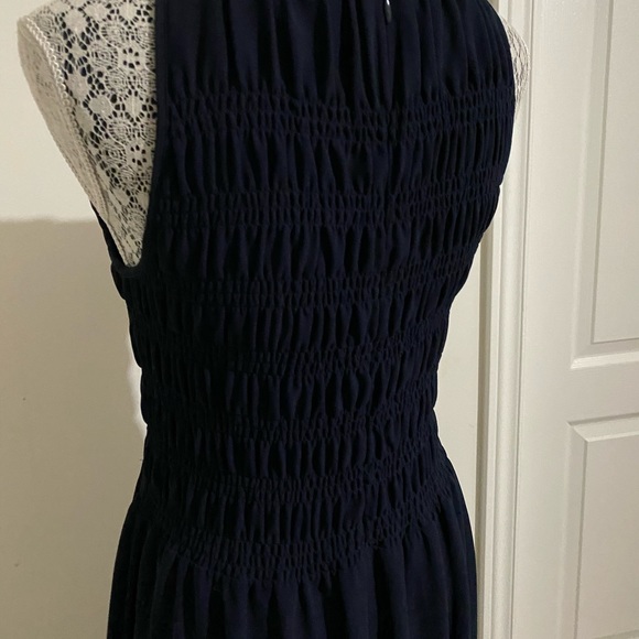 MICHAEL KORS Smocked Halter Maxi Dress, Size S - Picture 5 of 6